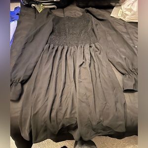 Short long sleeve dress for women